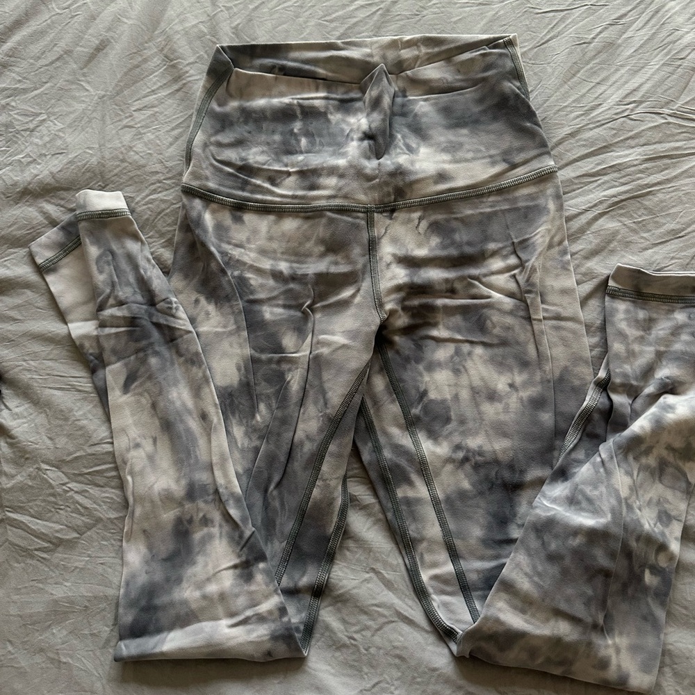 lululemon tie dye leggings size 4